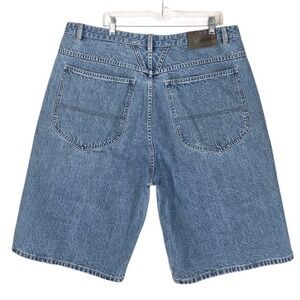 Girbaud Board 12" Shorts Bermuda Baggy Denim Mens 40 (39x26) Blue Faded Loose